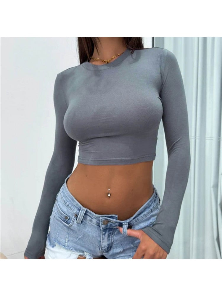 Long Sleeve Crop Top