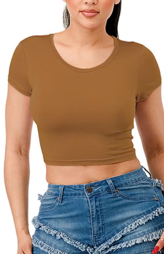 Short Sleeve Crop T-Shirt