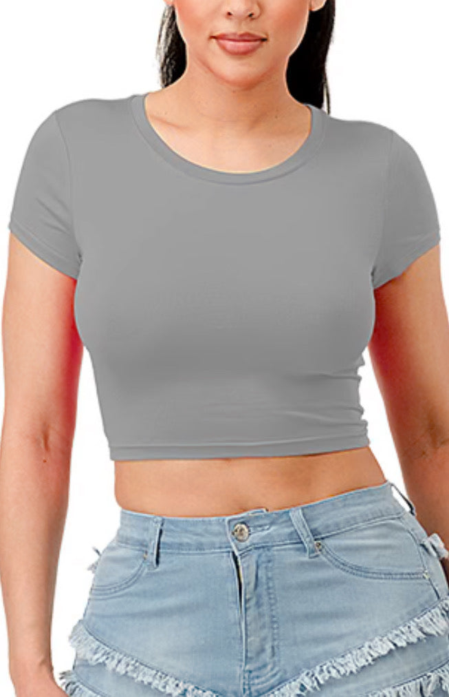 Short Sleeve Crop T-Shirt