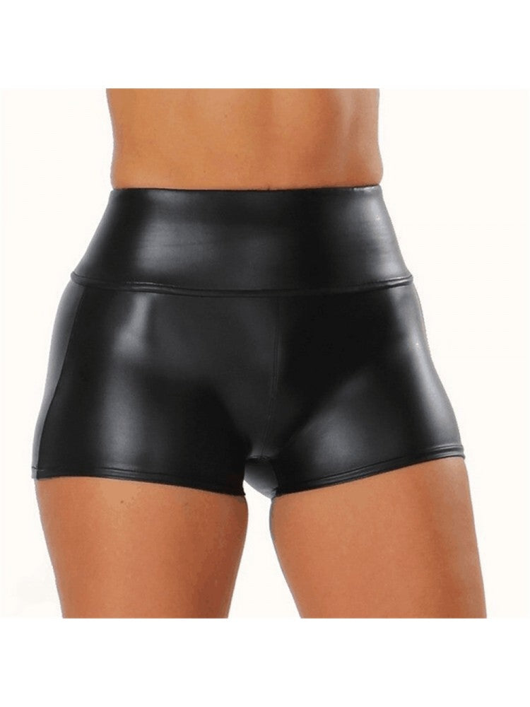 Black Leather Shorts (S)