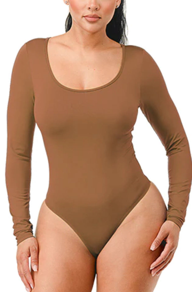 Long Sleeve Round Neck Bodysuit