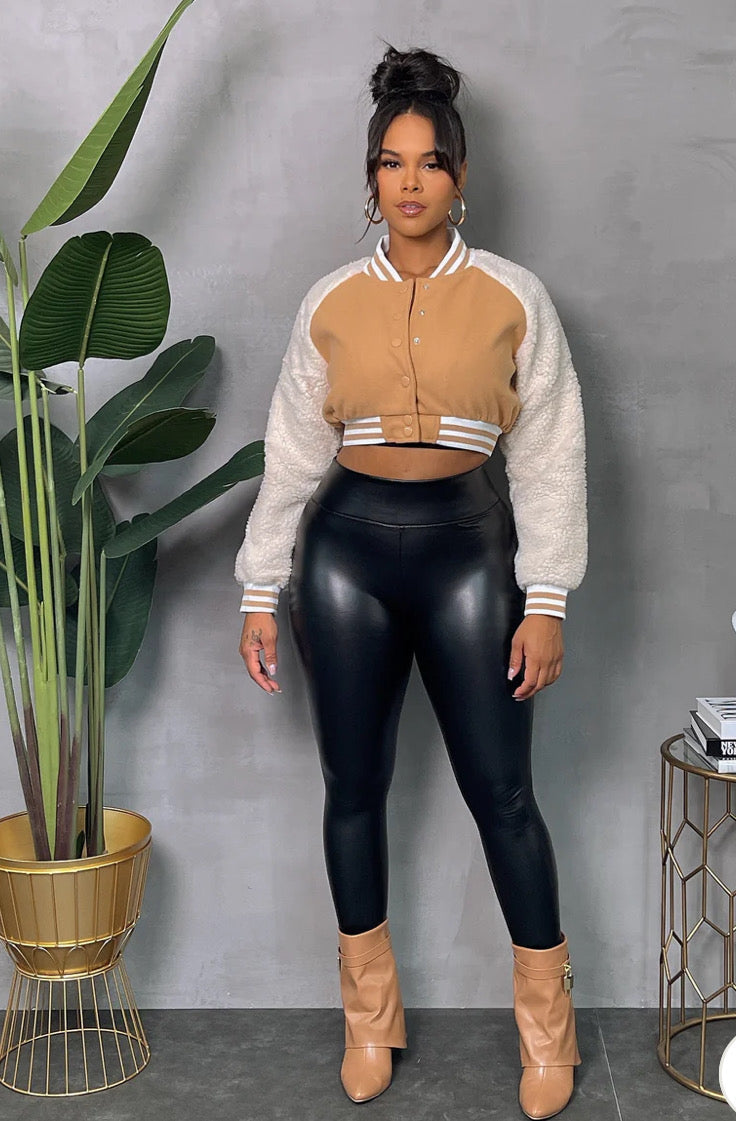 leather-like Legging