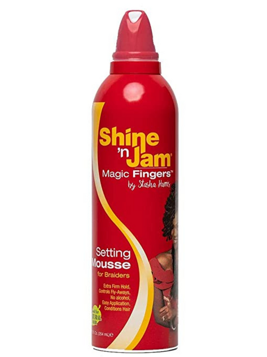 Ampro Shine N' Jam Magic Fingers Setting Mousse 12 oz.