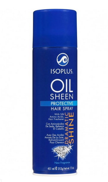 Isoplus Oil Sheen Protective Hair Spray - Dramatic Shine